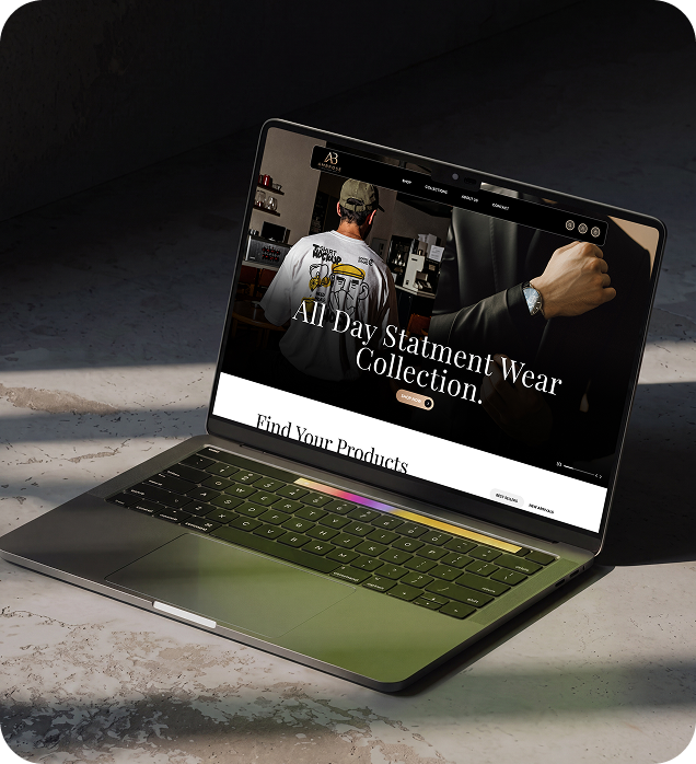 Ambrose Ecommerce Mockup
