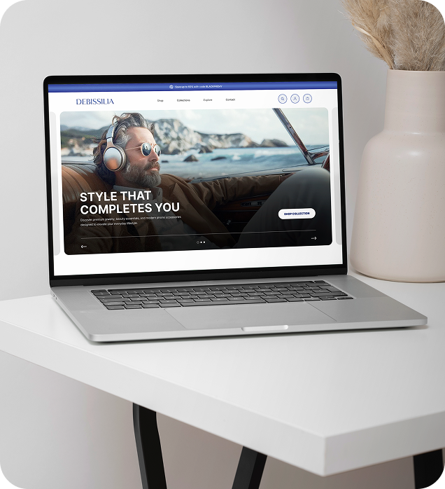 Debissilia Ecommerce Mockup