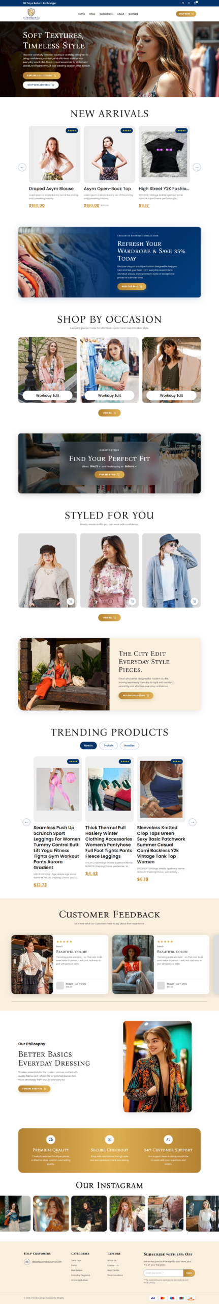 CL Boutique Project